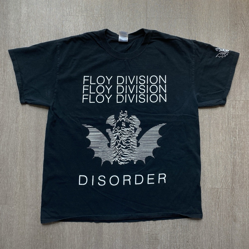 Joy Division Band Parody Black Men's Short Sleeve Shirt Size LargeMusic